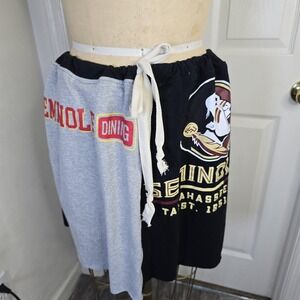 Upcycled Florida State Seminoles t-skirt Streetwear. One of a Kind.  One Size‎